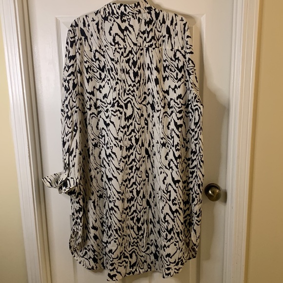 H&M NWOT size XL Lyocell Blend Button Front Shirtdress - Picture 7 of 9